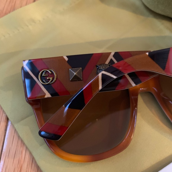 Gucci 55 mm Square Sunglasses main image 4